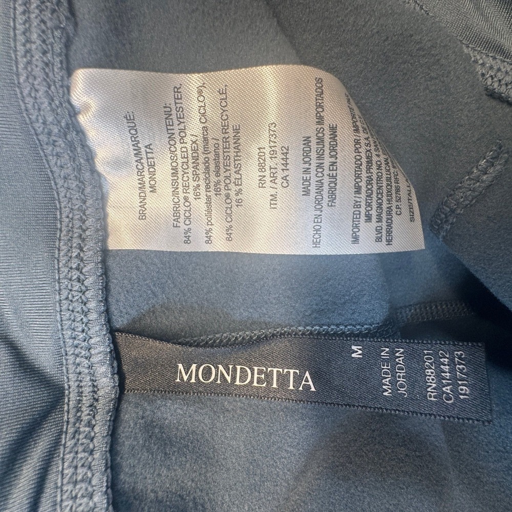 Mondetta Womens High Rise Straight Leg Pants Gray Recycled Activewear Size M NEW - Picture 7 of 12